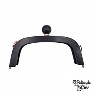 Boquilla de Madera Ovalada color negro 21 cm