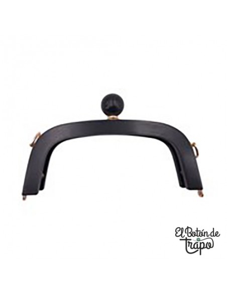 Boquilla de Madera Ovalada color negro 21 cm