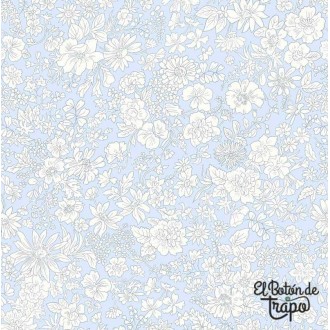 Tela Liberty Emily Belle Azul Cielo