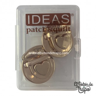 Cierre Bolso Corazón Oro 2