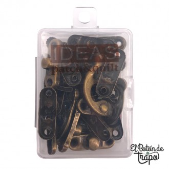 Cierre Rotativo Antiguo Oro Viejo 10 UD 2