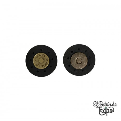 Clip Círculo Magnético 2 cm Negro