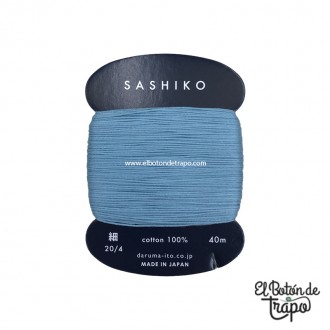 Hilo Sashiko Azul Claro Daruma
