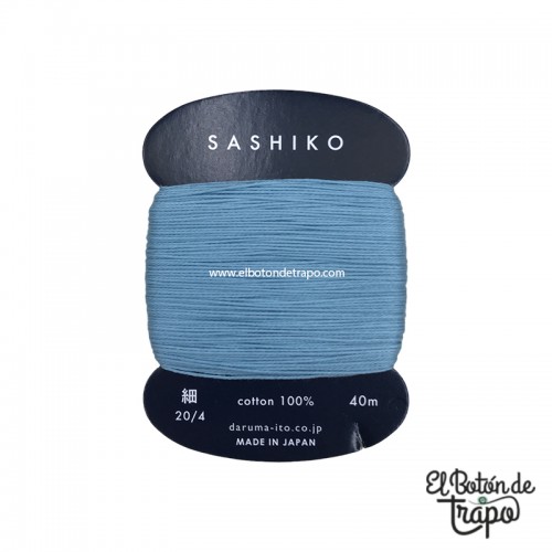 Hilo Sashiko Azul Claro Daruma
