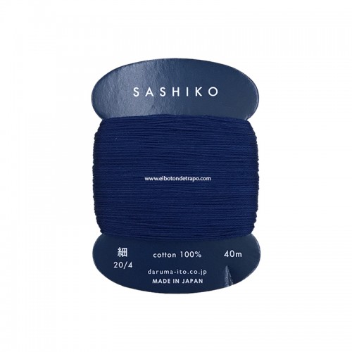 Hilo Sashiko Azul MARINO Daruma