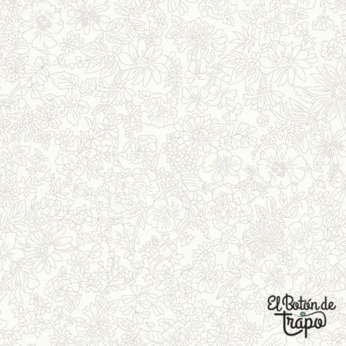 Tela Trasera Liberty Emily Blossom Ivory