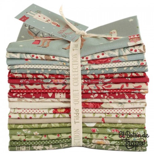 Pack 20 Fat Quarters Tilda Merry Little Christmas
