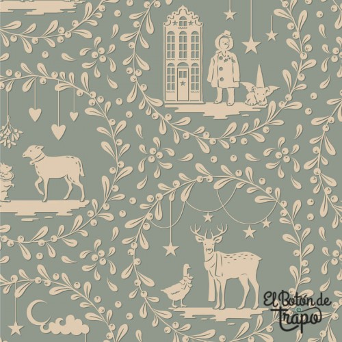 Tela Tilda Merry Little Christmas...