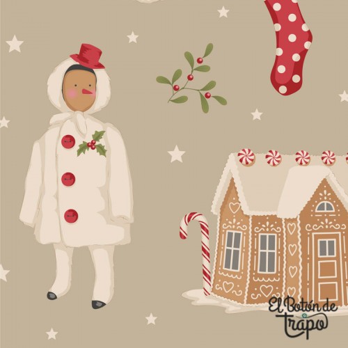Tela Tilda Merry Little Christmas...