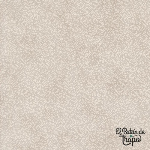 Tela Muse Grey Winding Leaves