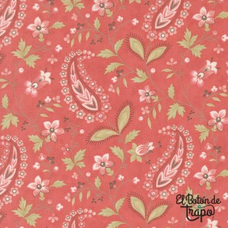 Tela Muse Red Pasley