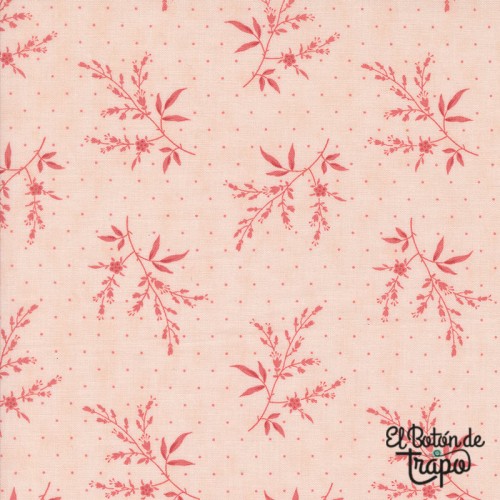 Tela Muse Pink Flower Silhouette