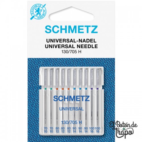 Agujas Máquina Universal Schmetz 130/705H 70/80/90/100