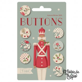 Botones Tilda Merry Little Christmas