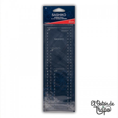 Regla Para Sashiko Doble Border