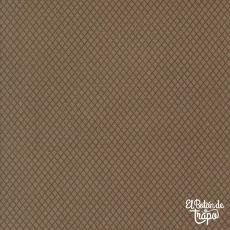 Franela Patchwork Prairie Gatherings Flannel Wire Mesh Marrón de Moda Fabrics