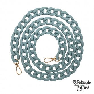 Cadena azul para boquilla de madera