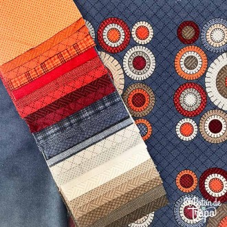 Kit Quilt Franela Prairie Gatherings 2