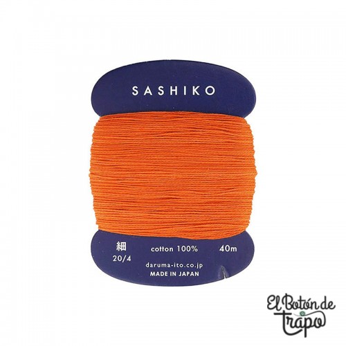 Hilo Sashiko Daruma Calabaza 214