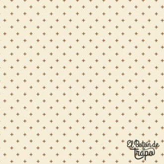 Tela  de Kim Diehl Buttercream Brickle Bits Cruces Creama