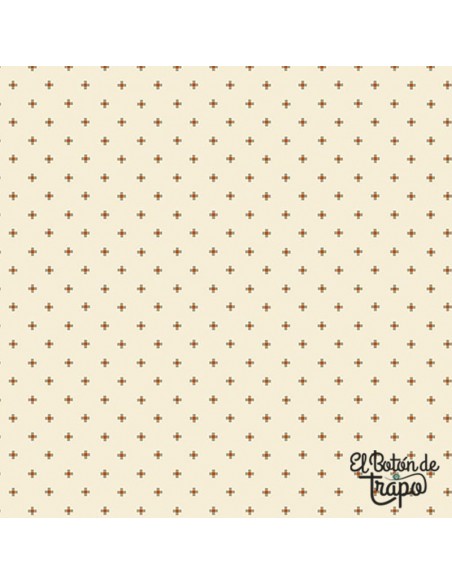 Tela  de Kim Diehl Buttercream Brickle Bits Cruces Creama