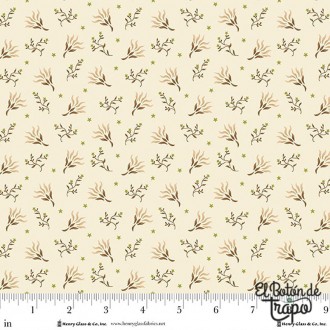 Tela Kim Diehl Buttercream Brickle Bits Seaweed 2