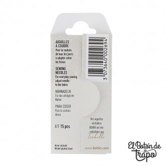 Agujas BOHIN de Coser Ojo Grande No.3-9 2