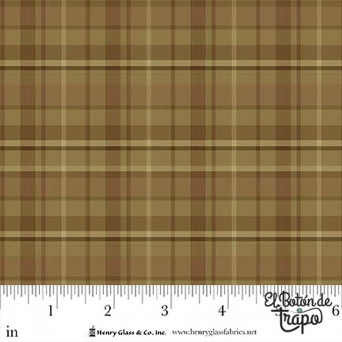 Tela Thistle and Rye Green Large Plaid