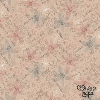 Tela Simply Charming Pink...