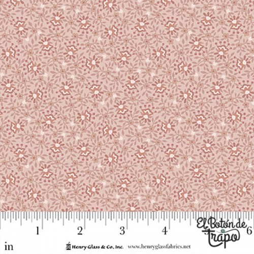 Tela Simply Charming Pink Busy Flower...