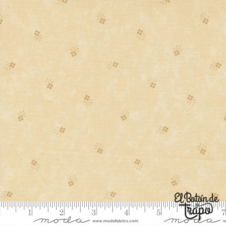 Tela Bluebird’s Nest – Crema con pequeñas flores a tono diseñada por Kansas Troubles para Moda Fabrics 2