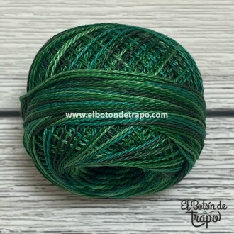 Hilo Valdani Perlé Nº12 color M79 Explosion in Greens 2