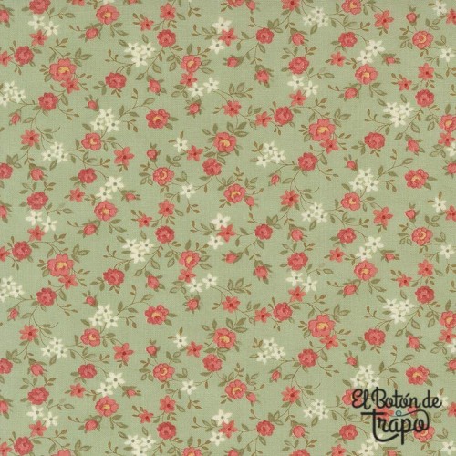 Tela Ambiance Sweet Roses Mist de 3 Sisters para Moda Fabrics