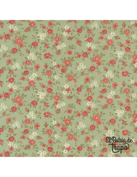 Tela Ambiance Sweet Roses Mist de 3 Sisters para Moda Fabrics