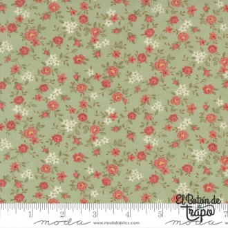 Tela Ambiance Sweet Roses Mist de 3 Sisters para Moda Fabrics 2