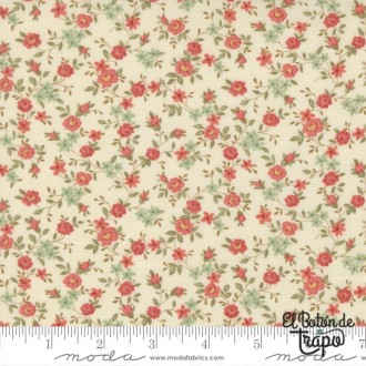 Tela Ambiance Sweet Roses Porcelian de 3 Sisters para Moda Fabrics 2