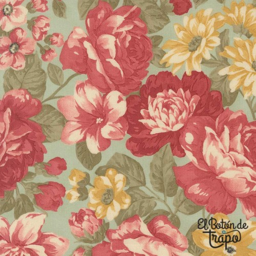 Tela Ambiance Bouquet Mist de 3 Sisters para Moda Fabrics