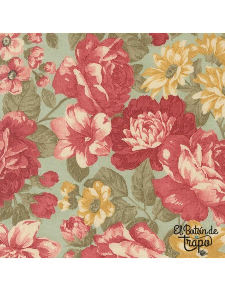 Tela Ambiance Bouquet Mist de 3 Sisters para Moda Fabrics