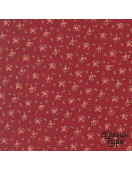 Tela Ambiance Little Flower Rose de 3 Sisters para Moda Fabrics
