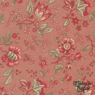 Tela Joie de Vivre Rural Jardin Pale Rose de French General