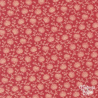 Tela Joie de Vivre Campanule Rouge diseño de French General para Moda Fabrics