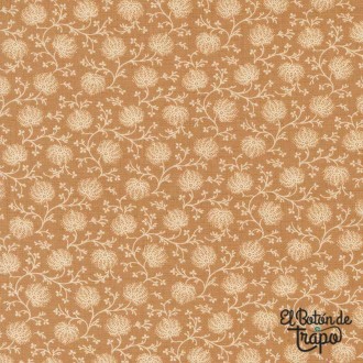 Tela Joie de Vivre Campanule Gold diseño de French General para Moda Fabrics