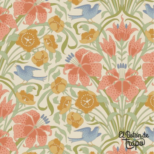 Tela Tilda Songbird Coral