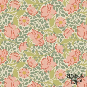 Tela Tilda Songbird Flora Sage