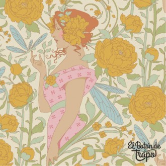 Tela Tilda Songbird Aubery Mustard