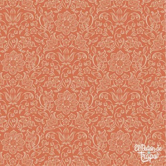 Tela Tilda Songbird Lila Coral