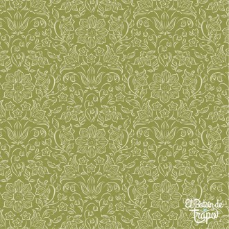 Tela Tilda Songbird Lila Green