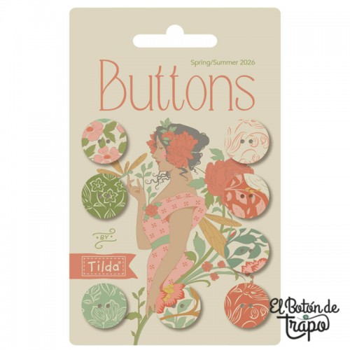 Botones Tilda Songbird 16mm