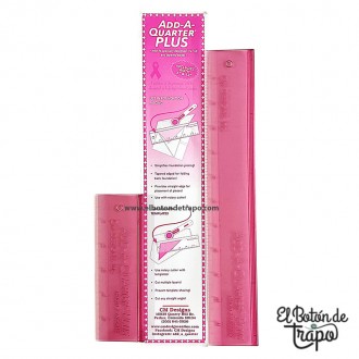 Regla Add-a-Quarter PLUS Combo Pink