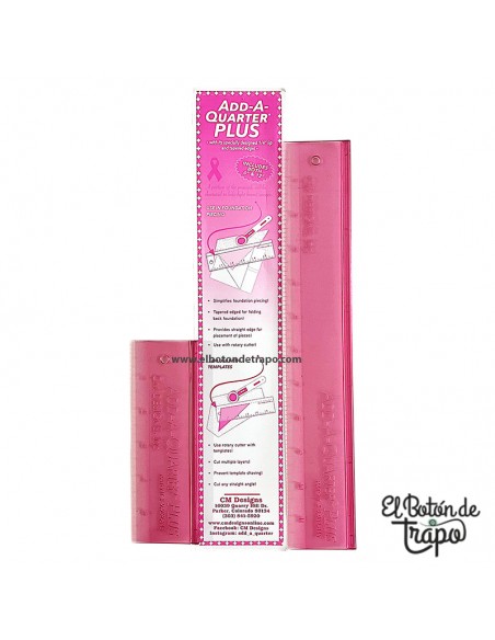 Regla Add-a-Quarter PLUS Combo Pink